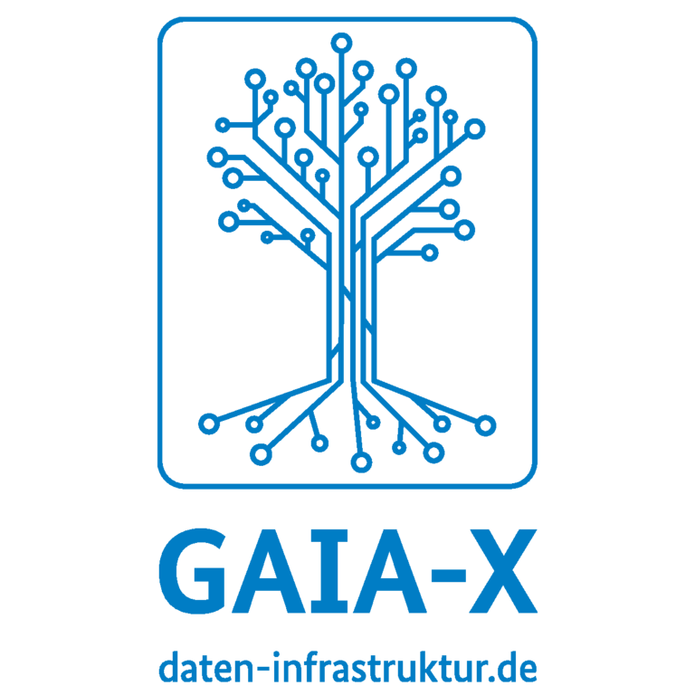 shows the official logo of GAIA-X