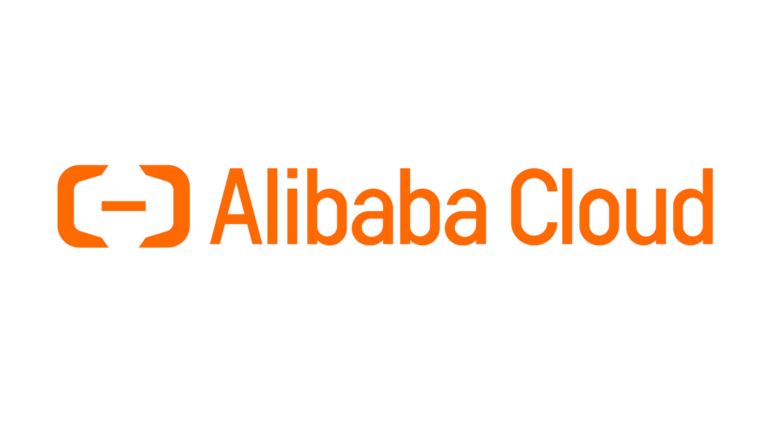 shows the company logo of Alibaba Cloud