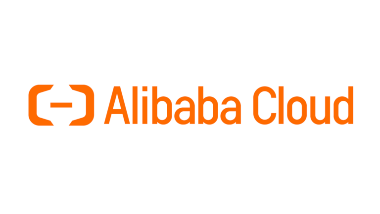 shows the company logo of Alibaba Cloud 