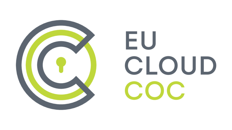 shows the logo of EU Cloud Code of Conduct 